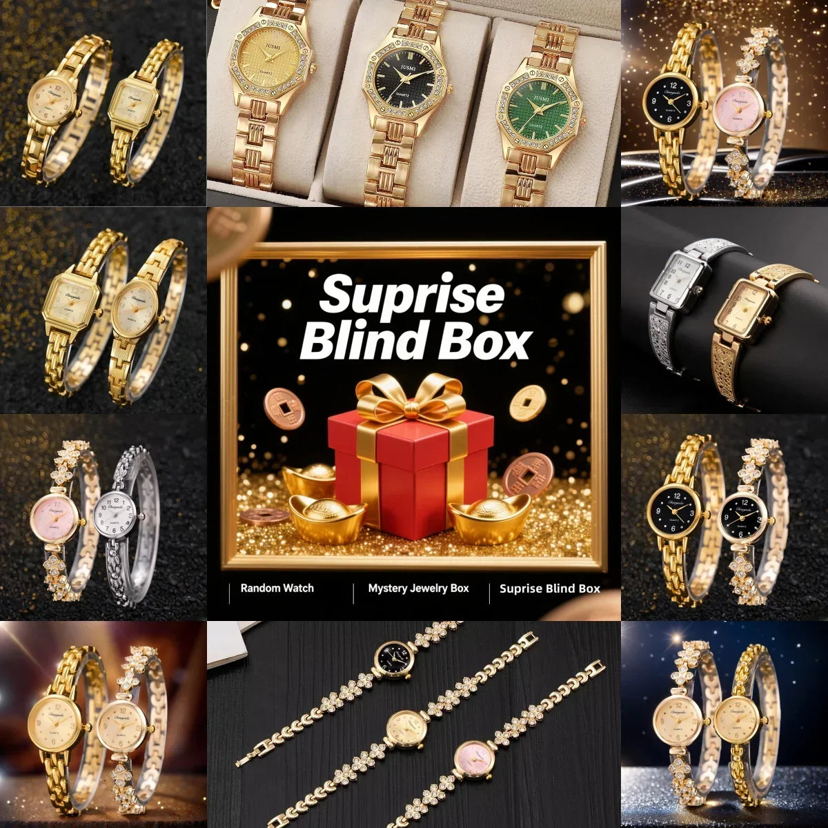 Plusieurs modèles de montres surprise – coffret mystère TECHORA