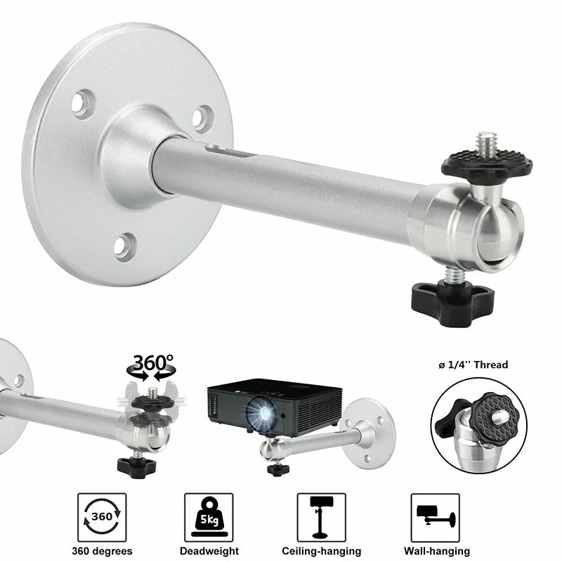 Support mural et plafond Salange pour mini-projecteurs HY300, YG300, J15, HY320 et caméras de sécurité DV